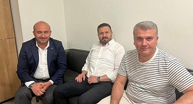 Vekil Canbey, Kazayı Atlatan Başkan Aydemir'i Hastanede Ziyaret Etti