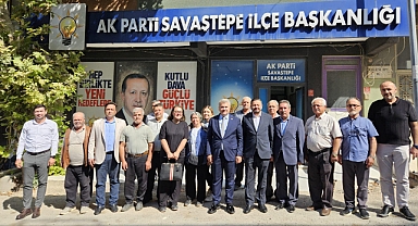 AK Parti Balıkesir İl Başkanı Mehmet Aydemir ve Milletvekili Mustafa Canbey’den Savaştepe Ziyareti