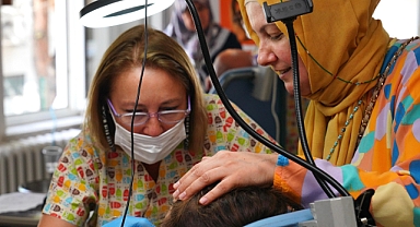 Ayvalık'ta Engellilere Ağız ve Diş Sağlığı Hizmeti Sunuldu