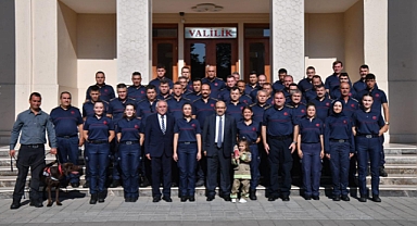 Balıkesir Büyükşehir Belediyesi'nden Vali Ustaoğlu'na İtfaiye Haftası Ziyareti