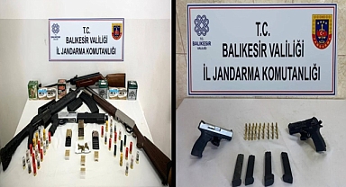 Balıkesir’de Kaçakçılık Operasyonu: Silah, Mühimmat ve Kaçak Tütün Ele Geçirildi
