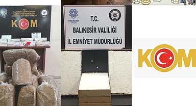 Balıkesir’de Kaçakçılıkla Mücadele: Büyük Miktarda Kaçak Malzeme Ele Geçirildi