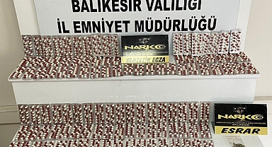 Balıkesir'de Narkotik Operasyonu: 2.457 Sentetik Ecza Hapı Ele Geçirildi