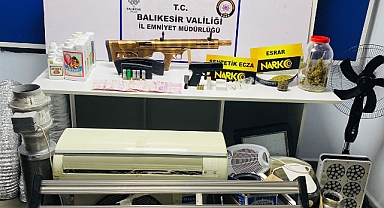 Balıkesir’de Uyuşturucu Operasyonu: Büyük Miktarda Madde ve Silah Ele Geçirildi