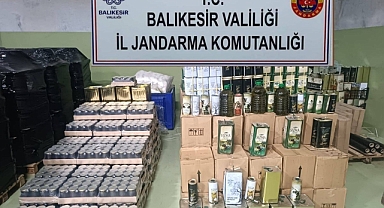 Balıkesir Jandarması'ndan Kaçakçılık ve Organize Suç Operasyonu