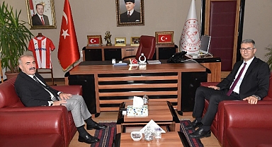 Balıkesir SGK İl Müdürü’nden İl Milli Eğitim Müdürü’ne Hayırlı Olsun Ziyareti