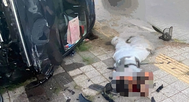 Bandırma'da feci kaza: Belediye çalışanı hayatını kaybetti   