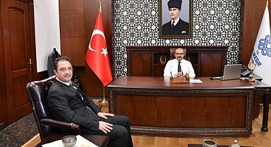 Basın İlan Kurumu Bursa Bölge Müdürü Osman Başeğmez'den Vali Ustaoğlu’na Ziyaret