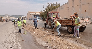 Bigadiç Belediyesi, Sanayi Bölgesinde Temizlik Çalışmalarına Devam Ediyor