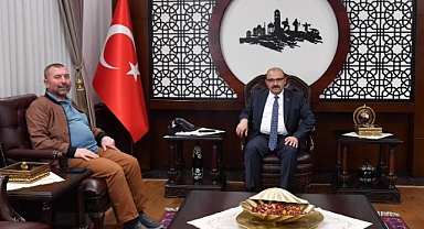 Danıştay Üyesi Bilal Çalışkan'dan Vali İsmail Ustaoğlu'na Ziyaret