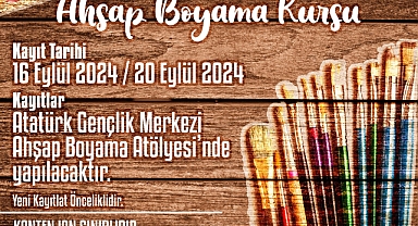 Edremit Belediyesi Ahşap Boyama ve Ev Dekorasyonu Kursu İçin Kayıtlar Başladı