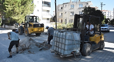 Edremit Belediyesi'nden Yol Yapım ve Düzenleme Çalışmaları