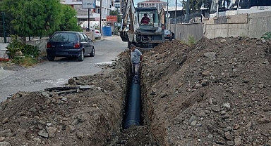 Edremit’te Hamidiye Mahallesi'nde Yağmur Suyu Hattı Çalışmaları Başladı
