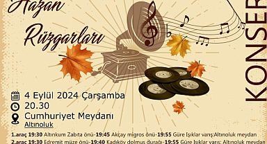 Edremit’te Ücretsiz Konser: “Hazan Rüzgarları”