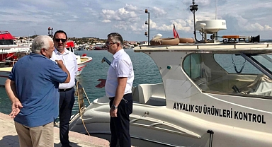 Erkan Alkan'dan Ayvalık Su Ürünleri Kooperatifi’ne Ziyaret