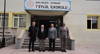 İl Milli Eğitim Müdürü Murat Demir’den İvrindi 7 Eylül İlkokulu’na Ziyaret