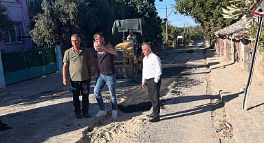 Manyas Belediyesi’nden Yol Asfaltlama Çalışmaları: Kış Gelmeden Tüm Yamalar Tamamlanacak