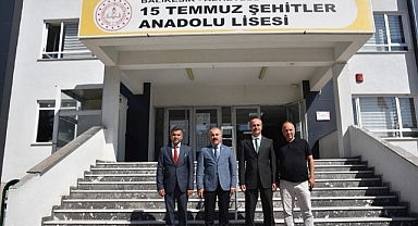 Murat Demir’den 15 Temmuz Şehitler Anadolu Lisesine Ziyaret