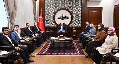 TÜGVA Genel Başkan Yardımcısı Zafer Karamağra, Vali İsmail Ustaoğlu’nu Ziyaret Etti