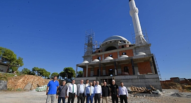 Vali İsmail Ustaoğlu, İbrahimce Camii İnşaatında İncelemelerde Bulundu