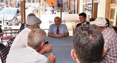 Vali Ustaoğlu Manyas’ta Esnaf ve Vatandaşlarla Buluştu