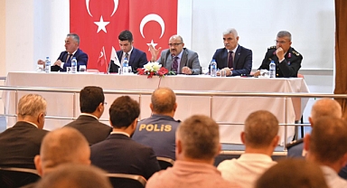 Vali Ustaoğlu, Manyas’ta Muhtarlarla Bir Araya Geldi