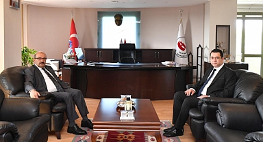 Vali Ustaoğlu'ndan Defterdar Serkan Mehmet Ersoy’a Ziyaret