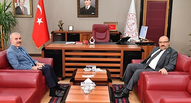 Vali Ustaoğlu'ndan İl Milli Eğitim Müdürü Murat Demir’e Ziyaret