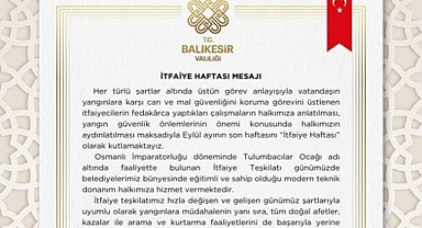 Vali Ustaoğlu'ndan İtfaiye Haftası Mesajı: “İtfaiyecilerimizin Fedakârlığı Halkımıza Güven Veriyor”