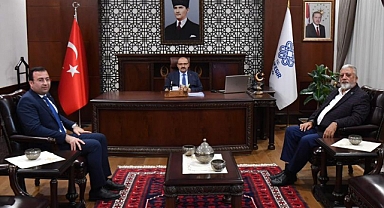 24. Dönem Konya Milletvekili İlhan Yerlikaya ve Kepsut Kaymakamı Ustaoğlu’na Ziyarette Bulundu