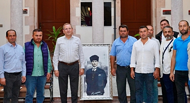 Ayvalık Belediye Başkanı Mesut Ergin, Kırsal Mahalle Muhtarları ile Bir Araya Geldi