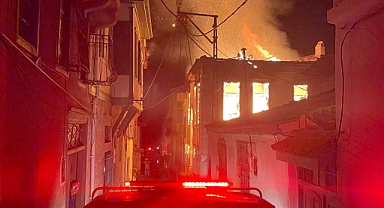 Ayvalık, Fethiye Mahallesi’nde Yangın Alarmı