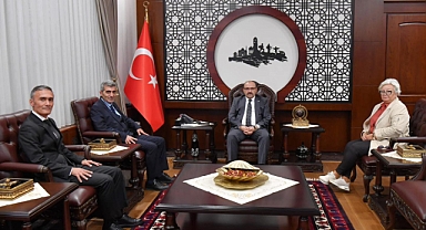 Balıkesir Baro Başkanı Av. Hakan Topaloğlu'ndan Vali İsmail Ustaoğlu’na Ziyaret