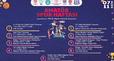 Balıkesir’de Amatör Spor Haftası Coşkusu Başladı!