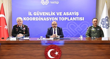 Balıkesir’de İl Güvenlik ve Asayiş Koordinasyon Toplantısı Gerçekleştirildi