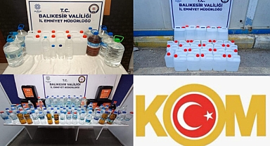 Balıkesir'de Kaçak Alkol Operasyonu: 7 Kişiye Adli İşlem