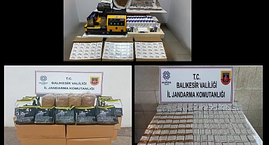 Balıkesir'de Tütün Mamulleri Kaçakçılığına Yönelik Huzur Uygulaması Gerçekleştirildi