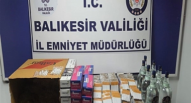 Balıkesir Emniyeti'nden Kaçakçılıkla Mücadele Operasyonu