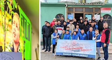 Balıkesir Gençlik Merkezi, “Gençler Sabah Namazında Buluşuyor” Etkinliğinde Cumhuriyet Coşkusunu Sergiyle Taçlandırdı