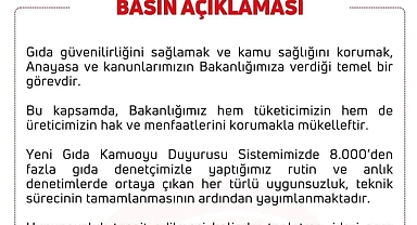 Balıkesir İl Tarım ve Orman Müdürlüğü’nden Kamu Sağlığını Koruma Vurgusu