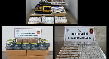 Balıkesir Jandarmasından Kaçakçılık ve Organize Suç Operasyonu: 36 Şüpheli Yakalandı