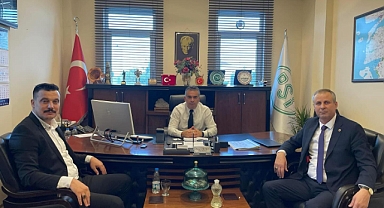 Balıkesir Tes-iş Şube Başkanlığı'ndan DSİ 25. Bölge Müdürü Olcay Çubukcu'ya Ziyaret