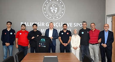 Balıkesir Üniversitesi Misya Kültür Sanat ve Teknoloji Topluluğu'ndan İl Müdürü Özalp'a Ziyaret