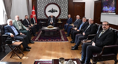 Balıkesirliler Birliği Derneği’nden Vali İsmail Ustaoğlu’na Ziyaret