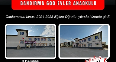 Bandırma'da Eğitim Atağı: 600 Evler Anaokulu Yeni Binasıyla Hizmette