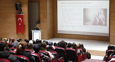 Bandırma Onyedi Eylül Üniversitesi’nde Meme Kanseri Farkındalık Semineri Yoğun İlgi Gördü