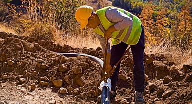 BASKİ’den Kepsut’a Yeni İçme Suyu Terfi Hattı Çalışmaları