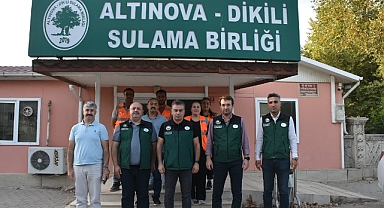 DSİ 25. Bölge Müdürü Olcay Çubukçu, Altınova Sulama Birliği'ni Ziyaret Etti