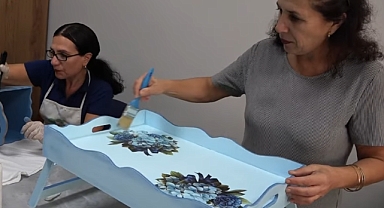 Edremit Belediyesi Ahşap Boyama ve Ev Dekorasyonu Kursu Başladı