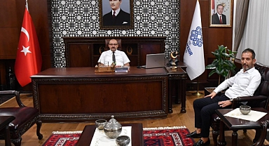 Edremit Yörükleri Derneği Başkanı Fatih Ertürk’ten Vali İsmail Ustaoğlu’na Ziyaret